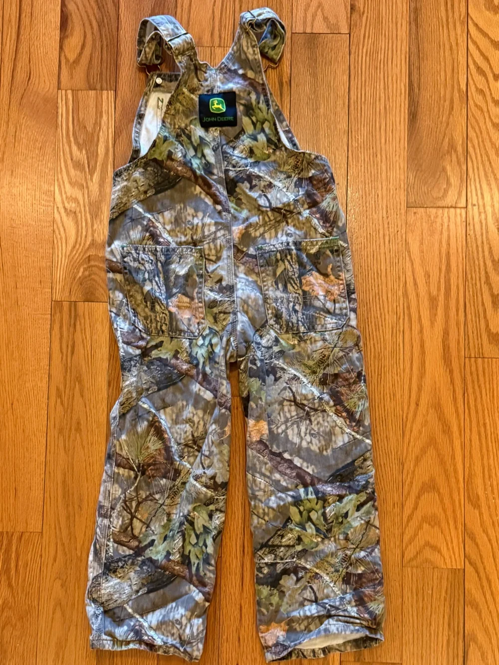 John Deere Camo Kids Overalls - Multicolor Camo